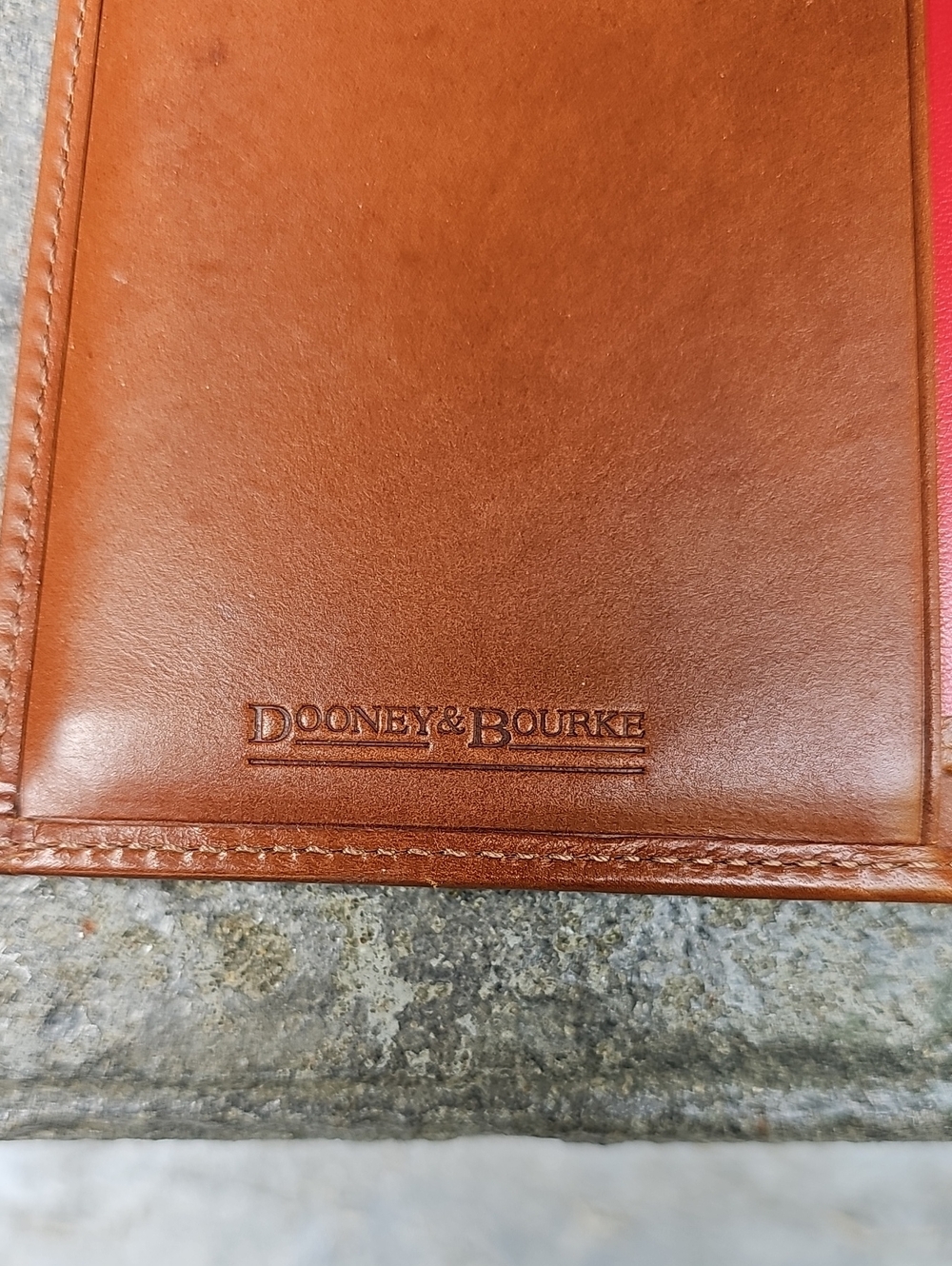 Dooney & Bourke Yellow Banana Print Canvas Wallet with Brown Leather Trim - Picture 4 of 4